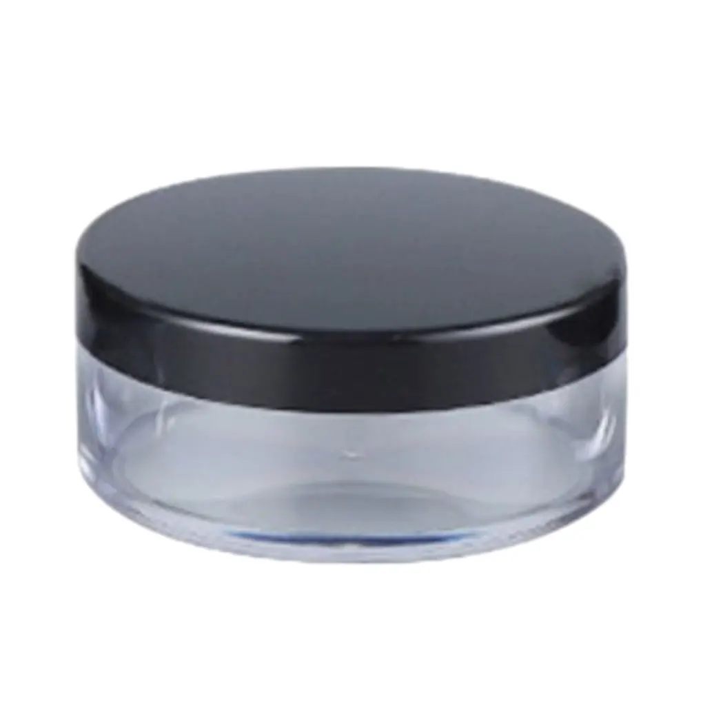 Stylish Appearance Plastic Empty Loose Powder Box Adds Charm To Makeup Collection Convenient As Shown