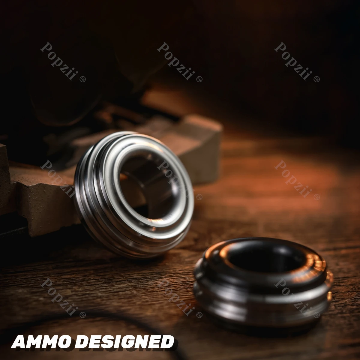 ACEdc anneau mécanique Fidget Spinner bout des doigts Gyro Fidgeting jouets jouets sensoriels pour adultes anneau à pression rotatif jouets d'anxiété