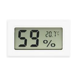 Mini Digital Humidity Meter Thermometer Hygrometer Sensor Gauge LCD Temperature Refrigerator Aquarium Monitoring Display