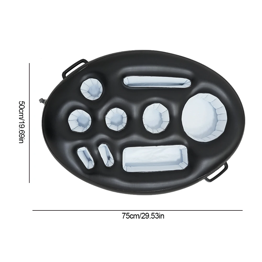 

Надувной держатель для напитков, держатель для пивных напитков в бассейне, многофункциональный поднос для охлаждения напитков, подставки для чашек из ПВХ для пляжного спа-салона