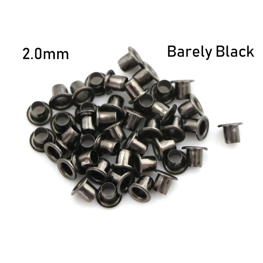 50pcs 1.5/2.0/2.5MM Shoes Clothes Sewing Accessory Belt Buckle Diy Dolls Buckles  Bags Accessories Metal Eyelet Buttons