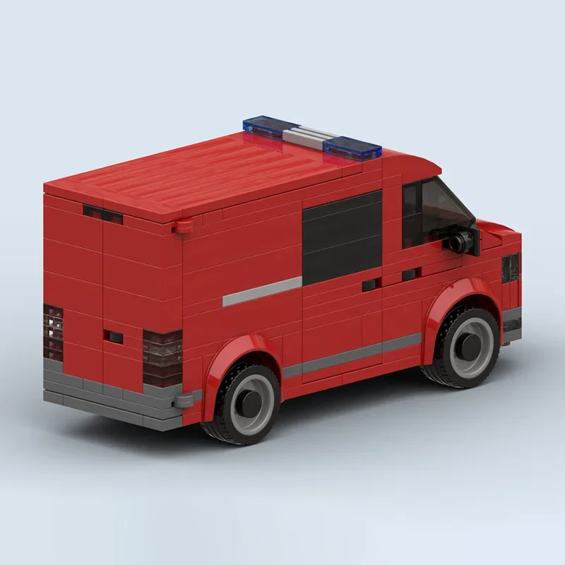 Moc اللبنات الهولندية إعادة تأهيل النار فان التكنولوجيا وحدات الطوب نموذج هدايا عيد الميلاد اللعب DIY مجموعات الجمعية!