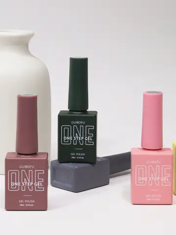 3in1 Gel One Step Gel (no need topcoat and basecoat) 27 colors Series 15ml Gel Nail Polish Set Fall Shine Finish Semi Permanent