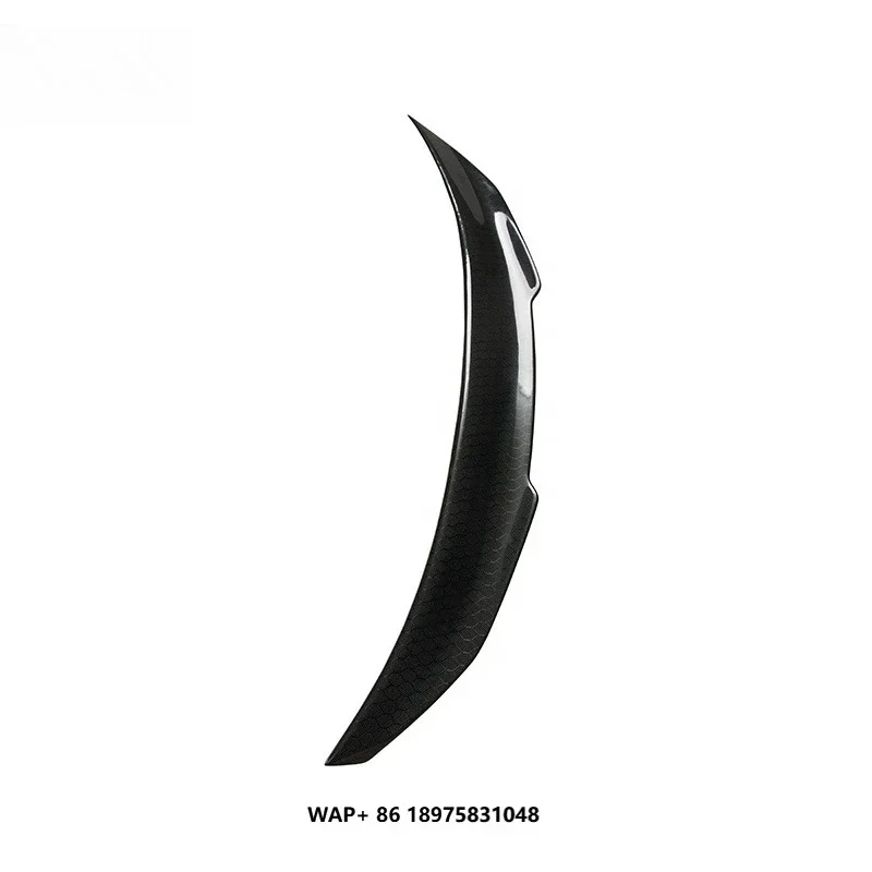 

High Car Spoiler for G37 4 Door Rear Wing Honey Carbon Fiber PSM Style Rear Trunk Tail
