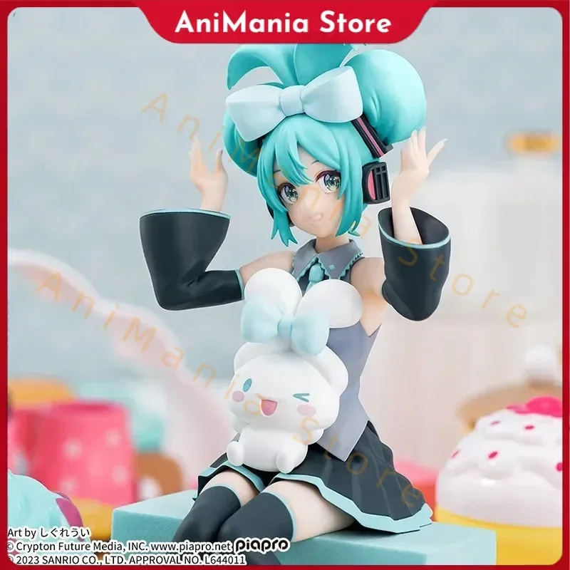 

In Stock PM Hatsune Miku X Cinnamoroll Sanrio PVC 18CM Anime Action Figures Model Collection Toy