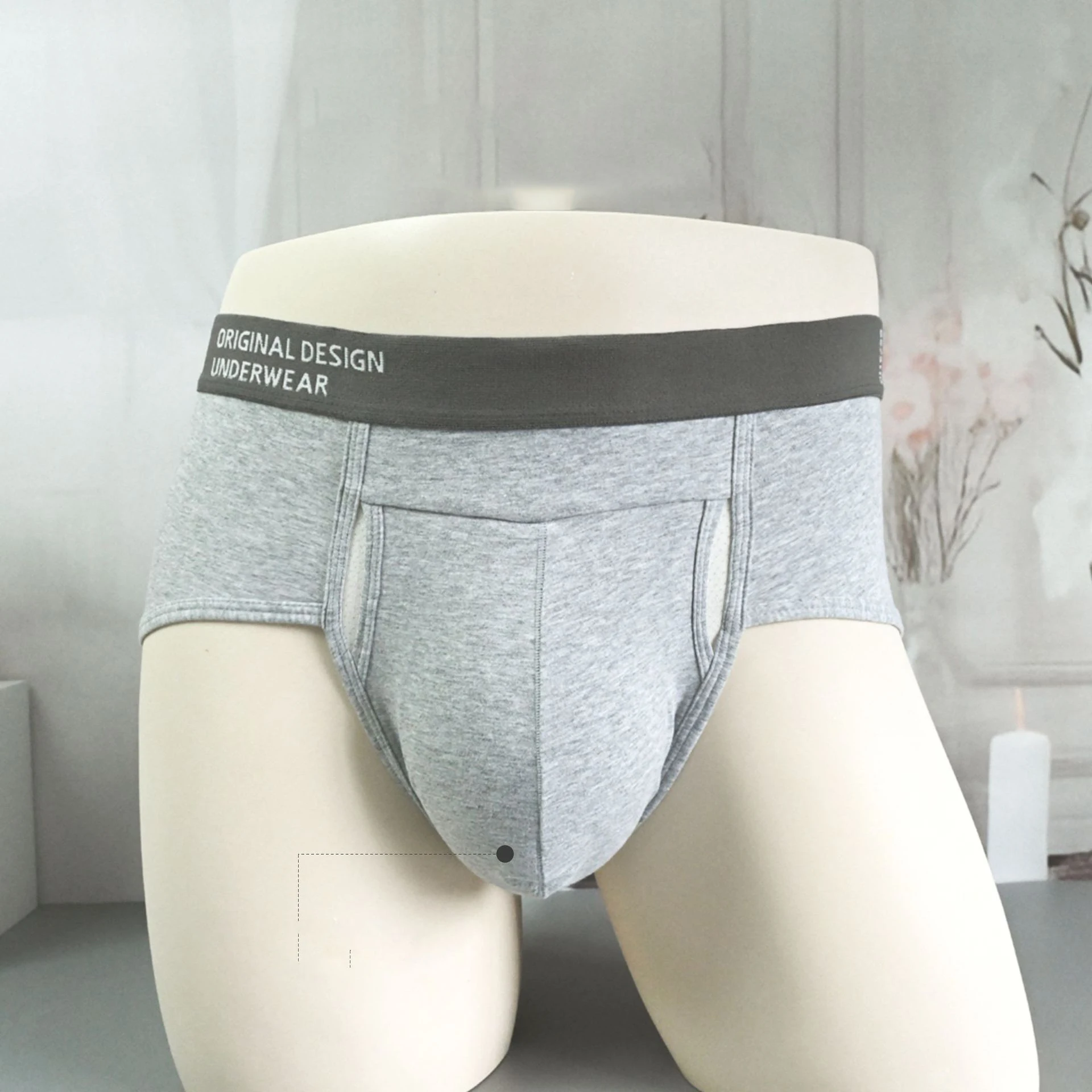 Celana Dalam Katun Pria Celana Dalam Nyaman Kualitas Tinggi Pakaian Dalam Lembut Bersirkulasi Celana Dalam Kantung Tonjolan U Ukuran Besar Pria Cueca
