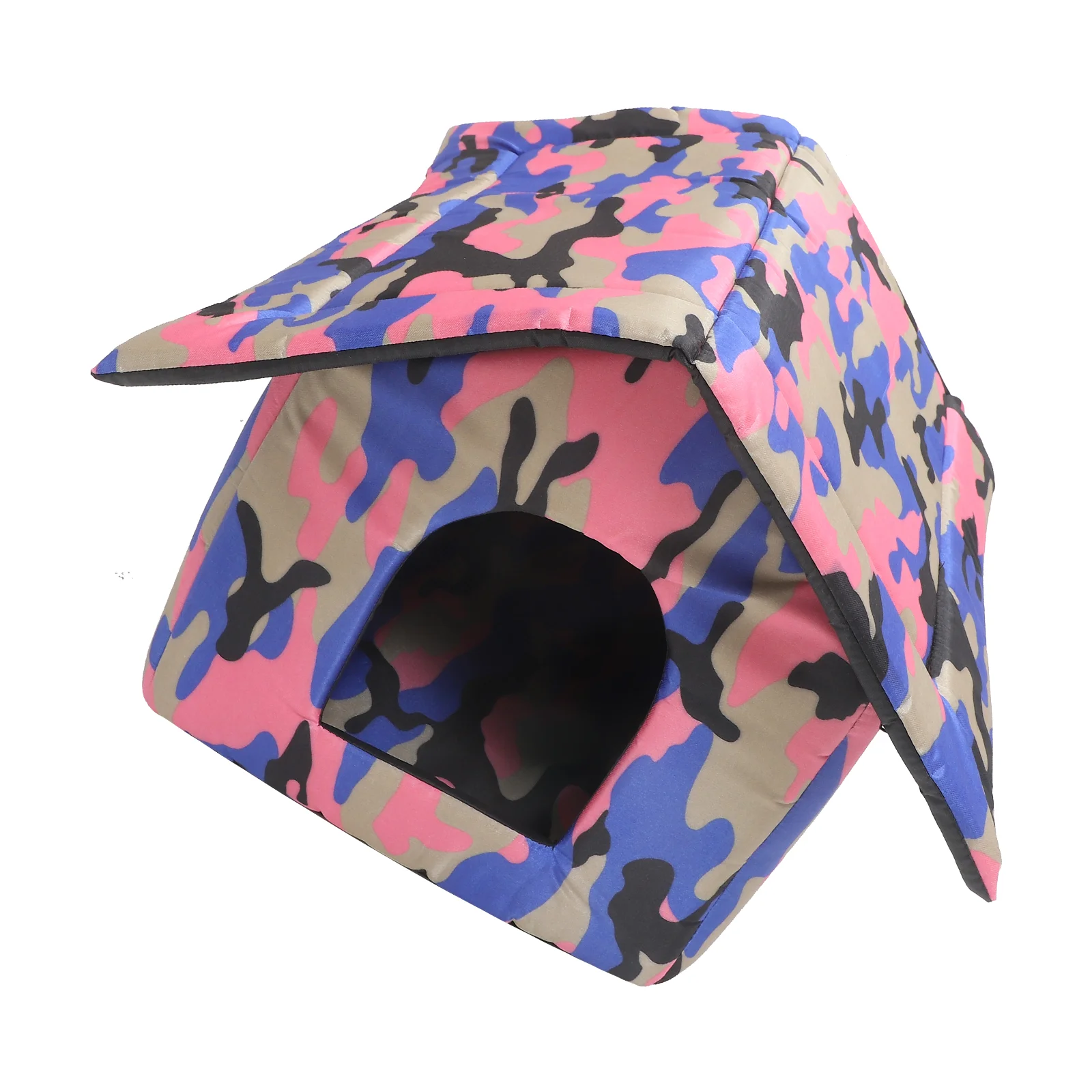 

Portable Cat Enclosures Outdoor Shelter Pet Houses for Cats Cloth outside Winter Heated