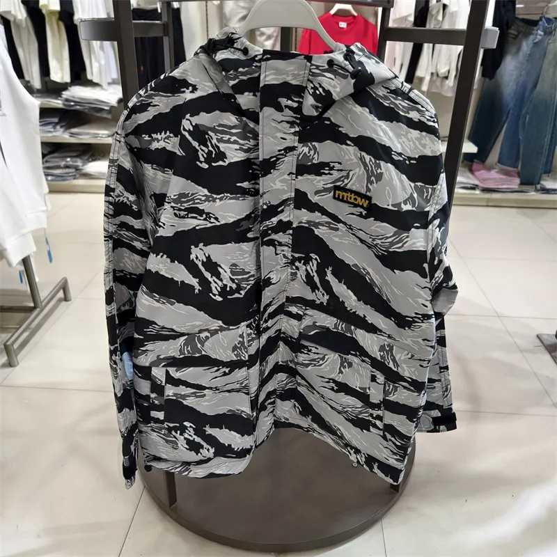 

Мужская камуфляжная толстовка-куртка свободного кроя в корейском стиле, рабочая одежда, весна-осень, модные китайские товары 736037, полиэстер, длинный рукав