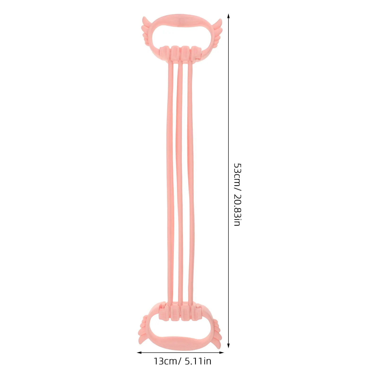 Figure 8 Resistance Band 15-90Lbs Adjustable Elastic Fitness Bands Handle for Shoulder Back Stretching Home Workout Pull Up