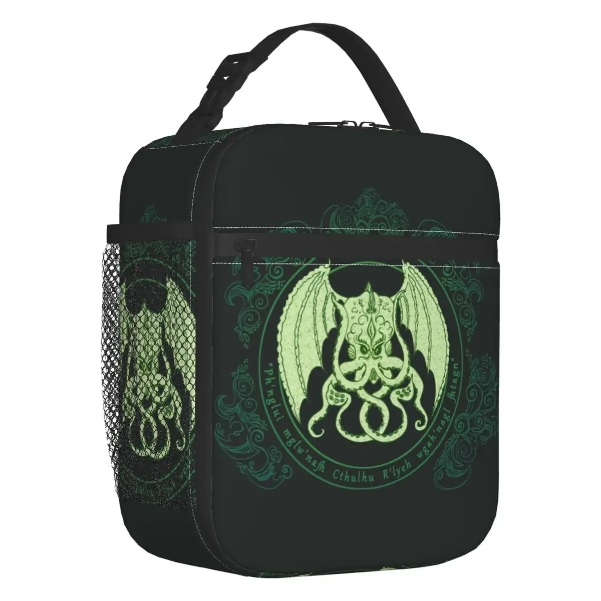 The Call Of Cthulhu Lovecraft Insulated Lunch Bags Horror Octopus Tentacle Monster Portable Cooler Thermal Bento Box Work Travel