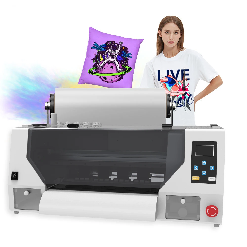 

KECAI A3 DTF XP600 Dual Head All-in-One Digital T-Shirt Printing Machine New Condition Inkjet PET Film Printer for Clothes