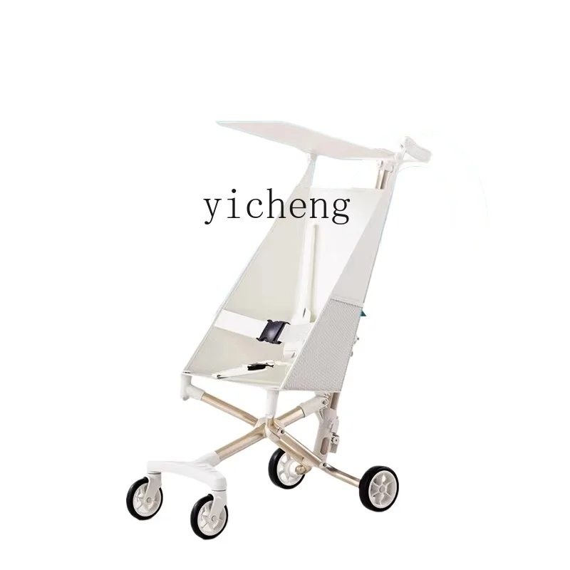 Tqh Children's Portable Stroller Multi-Functional Tricycle Three-in-One Baby Walking Baby Walking Tool Hand Push Umbrella Car