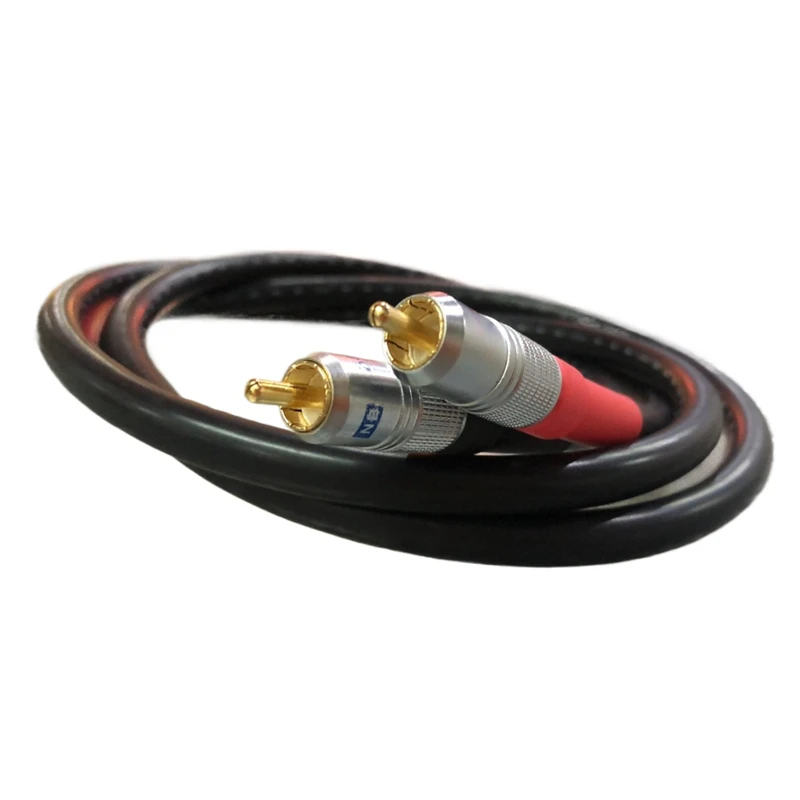 Pair HiFi Audio RCA Cable Ortofon High Purity Pure Copper Multi-layer Shield 2RCA to 2RCA Coaxial Signal Line