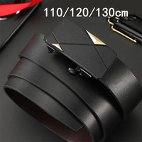 110/120/130cm Men's PU Leather Belt, Fashion Belts for Daily Life, Leisure, Party, Festival, Work, Business, Automatic Buckle