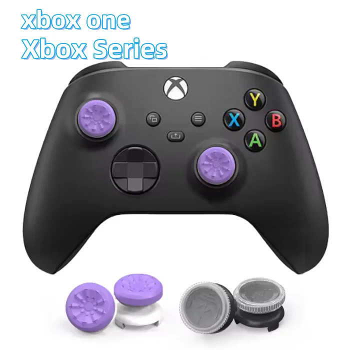フリックギャラクシーパフォーマンスサムグリップキャップ、xboxシリーズsおよびxコントローラー用シリコンアナログスティックカバー、新品、工場卸売