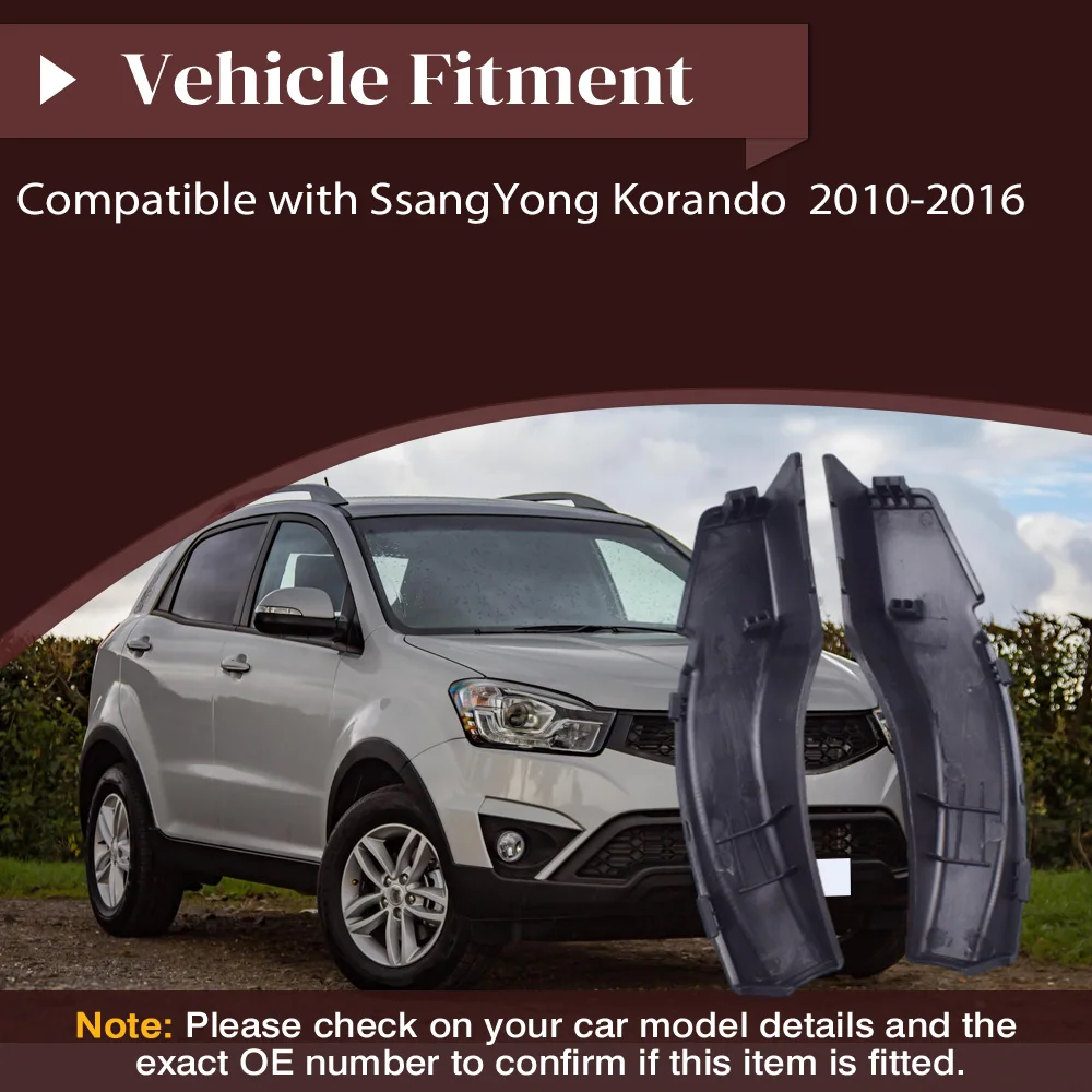 

For SsangYong Korando 2010 2011 2012 2013 2014 2015 2016 Car Windshield Trim Wiper Deflector 7943034000 7944034000 Plastic