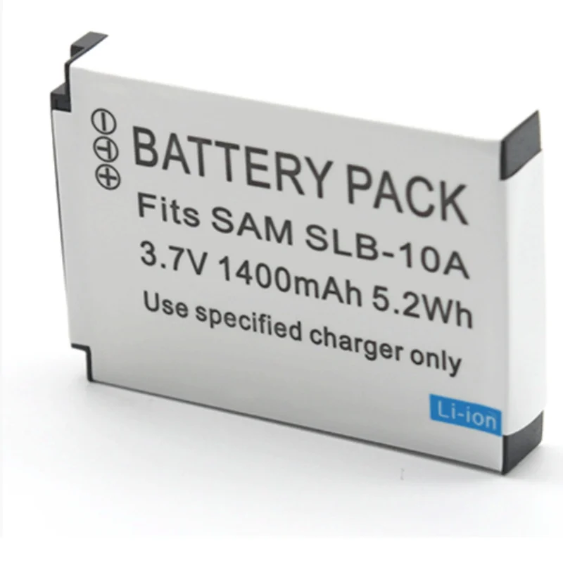 بطارية بديلة 1400 مللي أمبير SLB-10A/SLB-11A لأجهزة سامسونج وكاميرات JVC طاقة ليثيوم أيون متوافقة مع سلسلة Digimax/GR-D