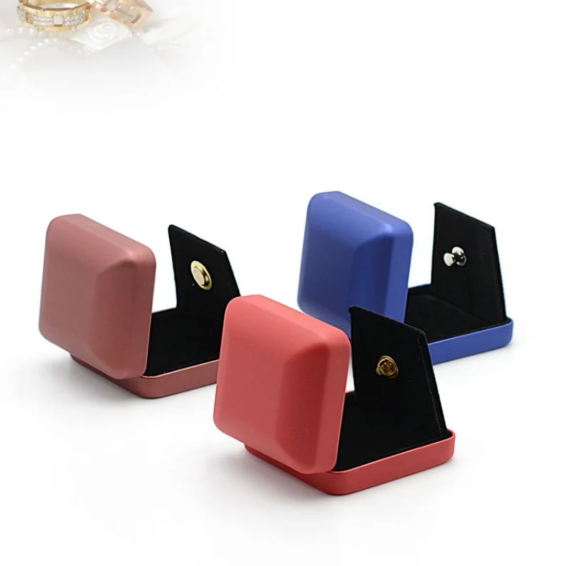 Luxury Leather Badge Box Pin Display Box Commemorative Coin Gift Box Medal Collection Storage Holder Jewelry Packaging Organizer