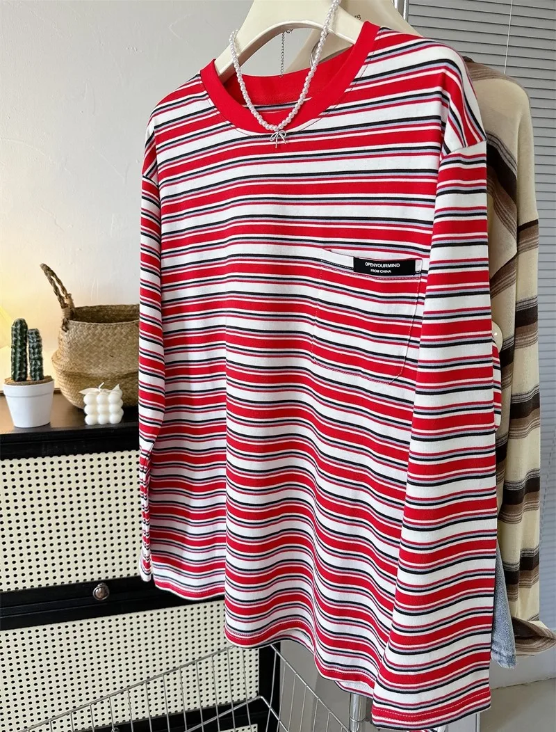 여성용 긴팔 티셔츠 세트 겨울용 플러시 트렌드 접이식 칼라 부드러운 여성 정장 패딩 헴 젠틀 웜 레이어드 티