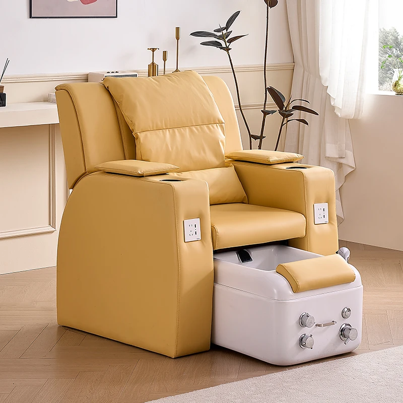 Nail salon can lie down electric massage put down sofa chair beauty beauty eyelash foot chair beauty foot bath feet