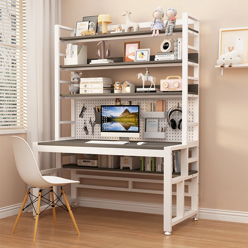 Filing Cabinets Wooden Desk White Storage Bedroom Modern Work Desk Makeup Study Home Shelves Tavolino Living Room Furniture