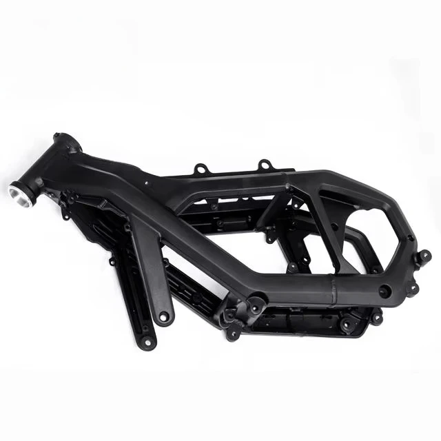 Original Factory-Made 6061 Aluminum Alloy Forged Black Anodized Frame for Shineray EX2 Dirt Bike Motorcycle Body System