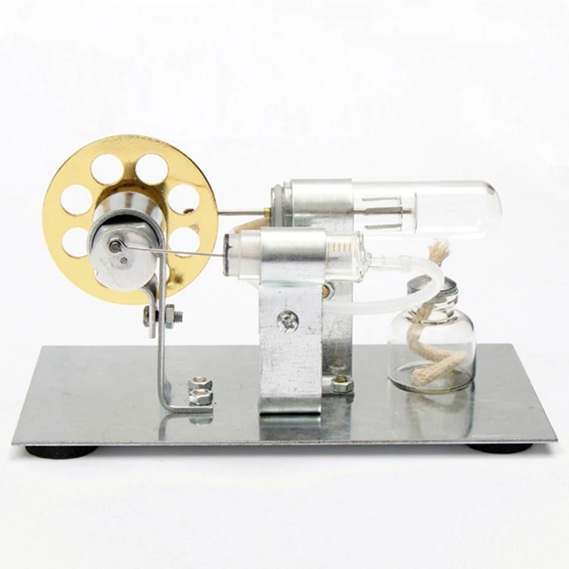 Hot Air Stirling Engine Education Toy Electricity Power Generator DIY Stirling Model Electricity Power Generator Model for Kids