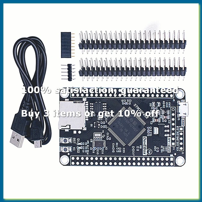 STM32F407VGT6 Development Board STM32 System Core Board F407 Single-Chip Learning Board with USB Cable-DTB3