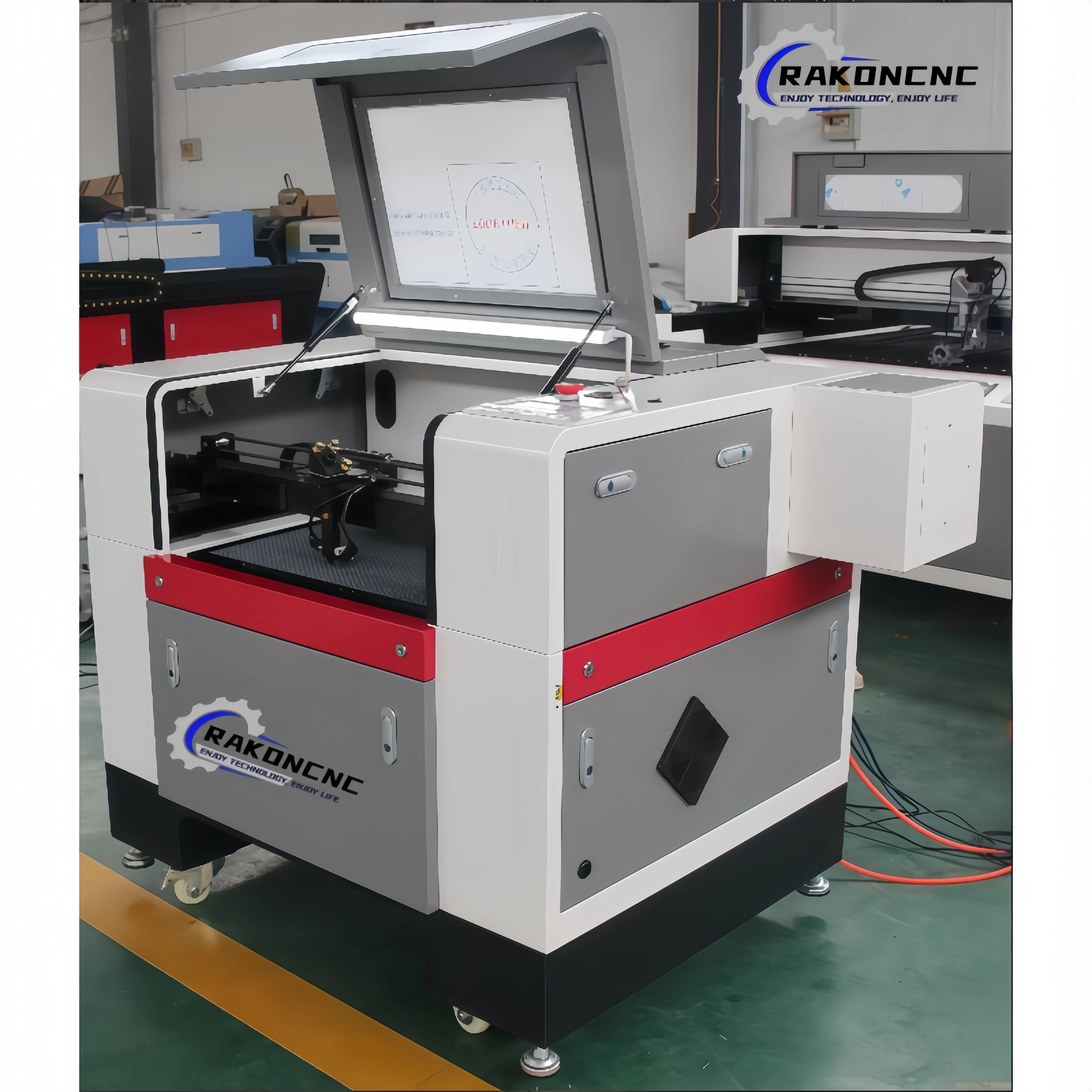 Laser Co2 ad alta precisione 6040 60w 80w 100w 130w 150W 180W Macchina da taglio per incisore laser CNC 600x400 Strumenti di alta qualità in vendita