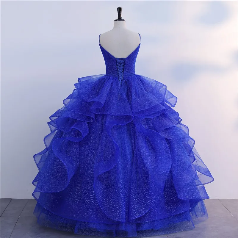 Ashley Gloria New Party Dress Quinceanera Dresses Real Photo Formal Ball Gown Luxury Prom Gown For Girls Customize