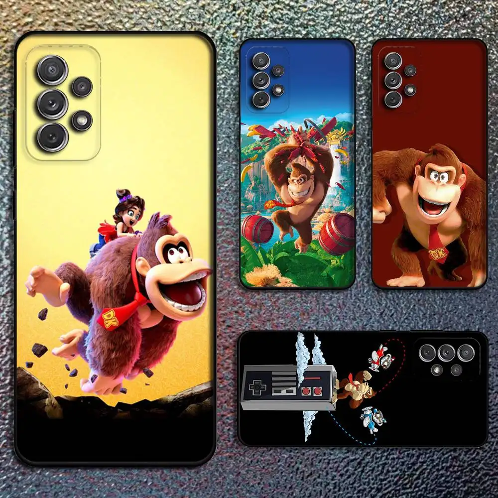 

Game D-Donkeys K-Kongs Phone Case For Samsung S25,S24,S21,S22,S23,S30,Ultra,S20,Plus,Fe,Lite,Note,10,9,5G Black Cover