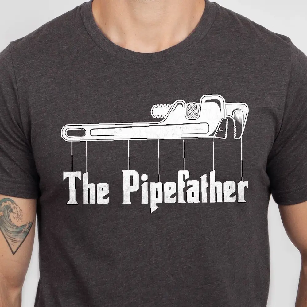 The Pipefather T Shirt Plumber Funny Father'S Day