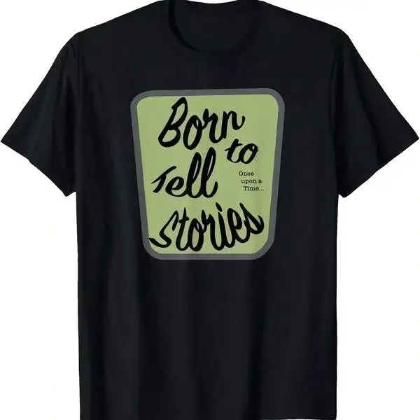 Born To Tell Stories Funky Cool Storytellers TShirt T-Shirt Camisetas