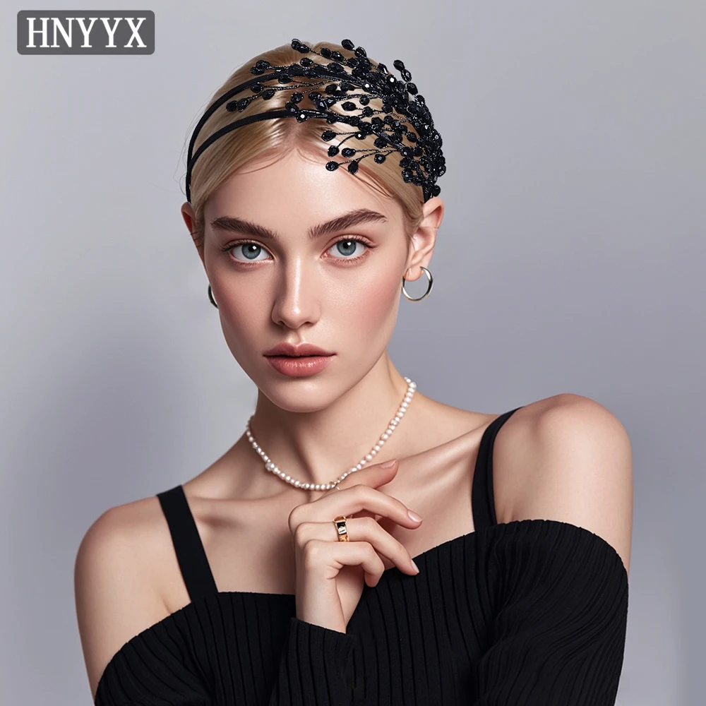 

YouLaPan Bridal Wedding Exquisite Hairband Handmade Bead Weaving Fashionable Ladies Banquet Dance Party Hair Accessories YXA214