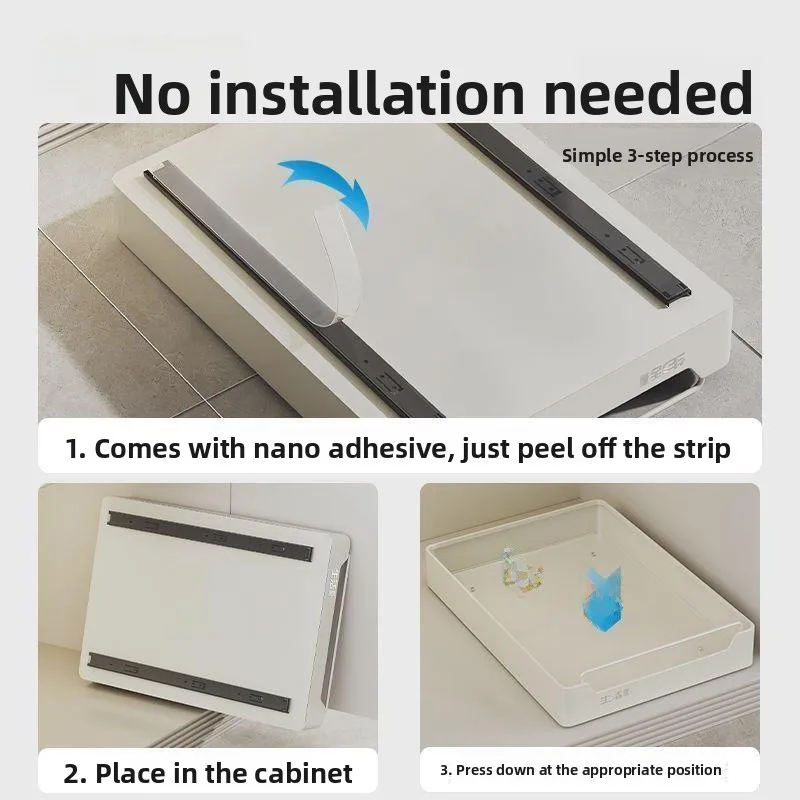 Organizador de Cajones Extraíble para Gabinete de Cocina Sin Taladro, Estante de nento para Platos y Vala Debajo ...