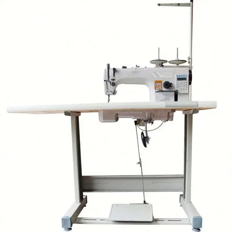 

Best High-Speed Industrial Long Arm Lockstitch Sewing Machine Electronic New Garment Dress Coudre Core Motor for Textile