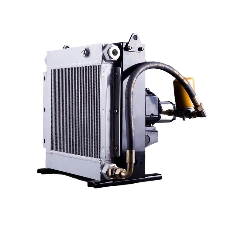 

DLXH-150L motor radiator 30KW High quality air-cooled plate-fin aluminum heat-exchanger with hydraulic pump