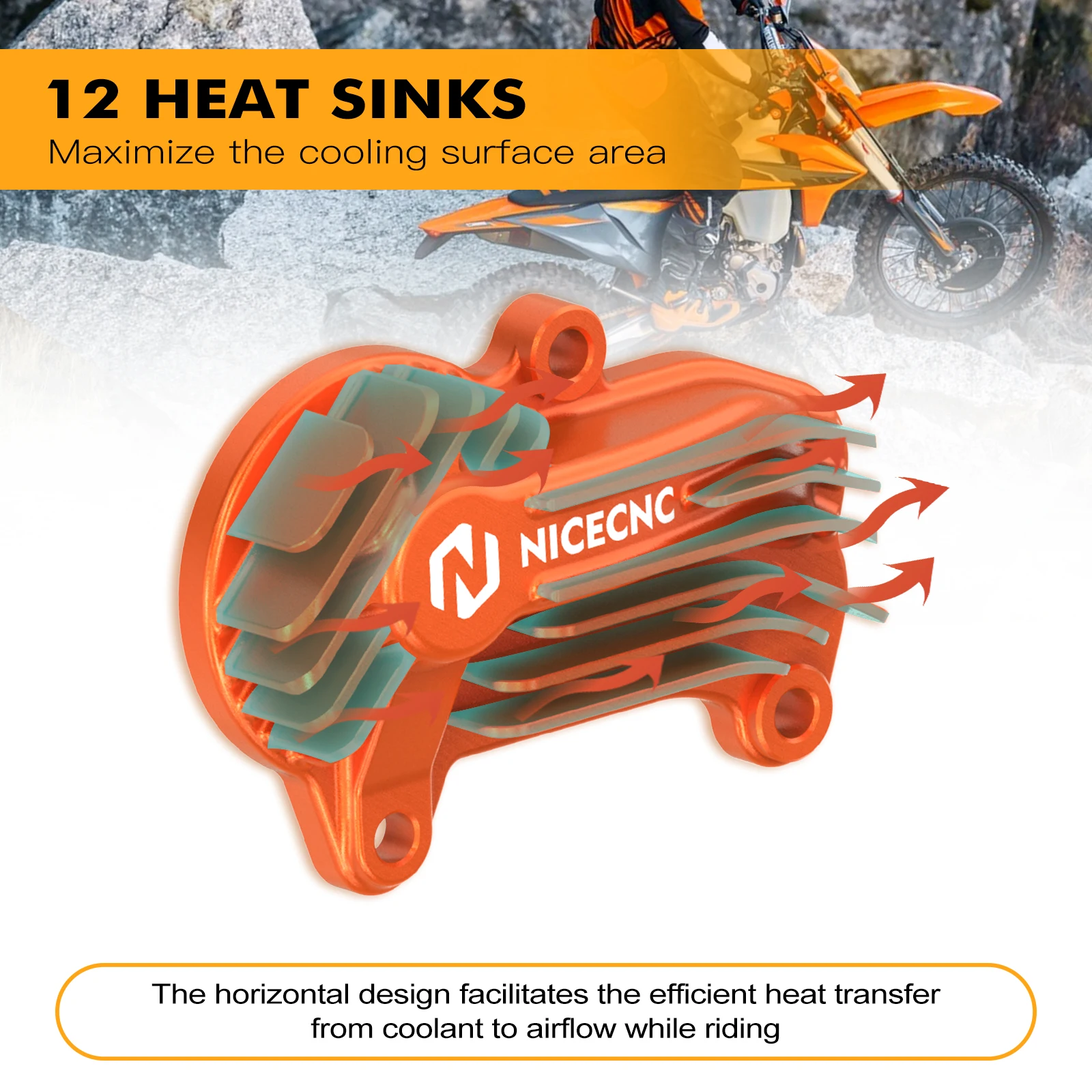 

NICECNC For KTM EXC 300 EXC 250 XC-W XCW 300 250 2020-2023 Motorcycle Water Pump Cover Guard Aluminum SX 250 300 XC 2019-2022