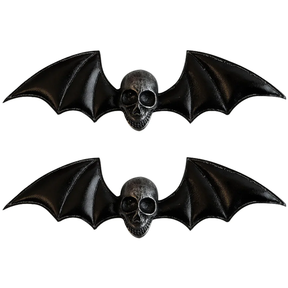 

2 Pcs Hair Accessories Girl Toppers Halloween Headband Resin Clips for Women Wing