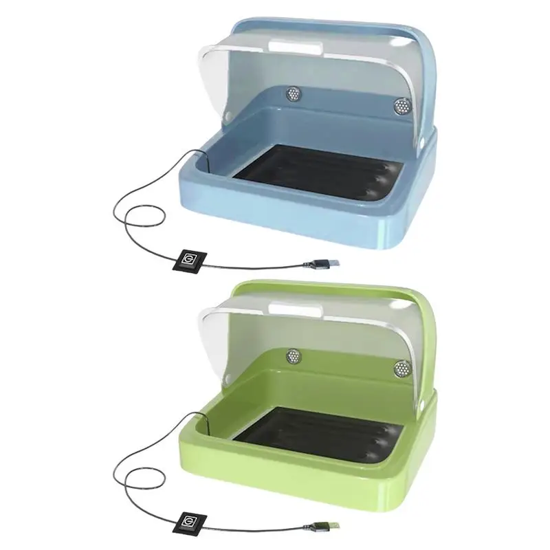 

Chicken Brooder Box Chicken Brooder Warmer Bird Incubator Visual Nesting Box 3 Temperature Heating Pad Poultry Habitat Supplies