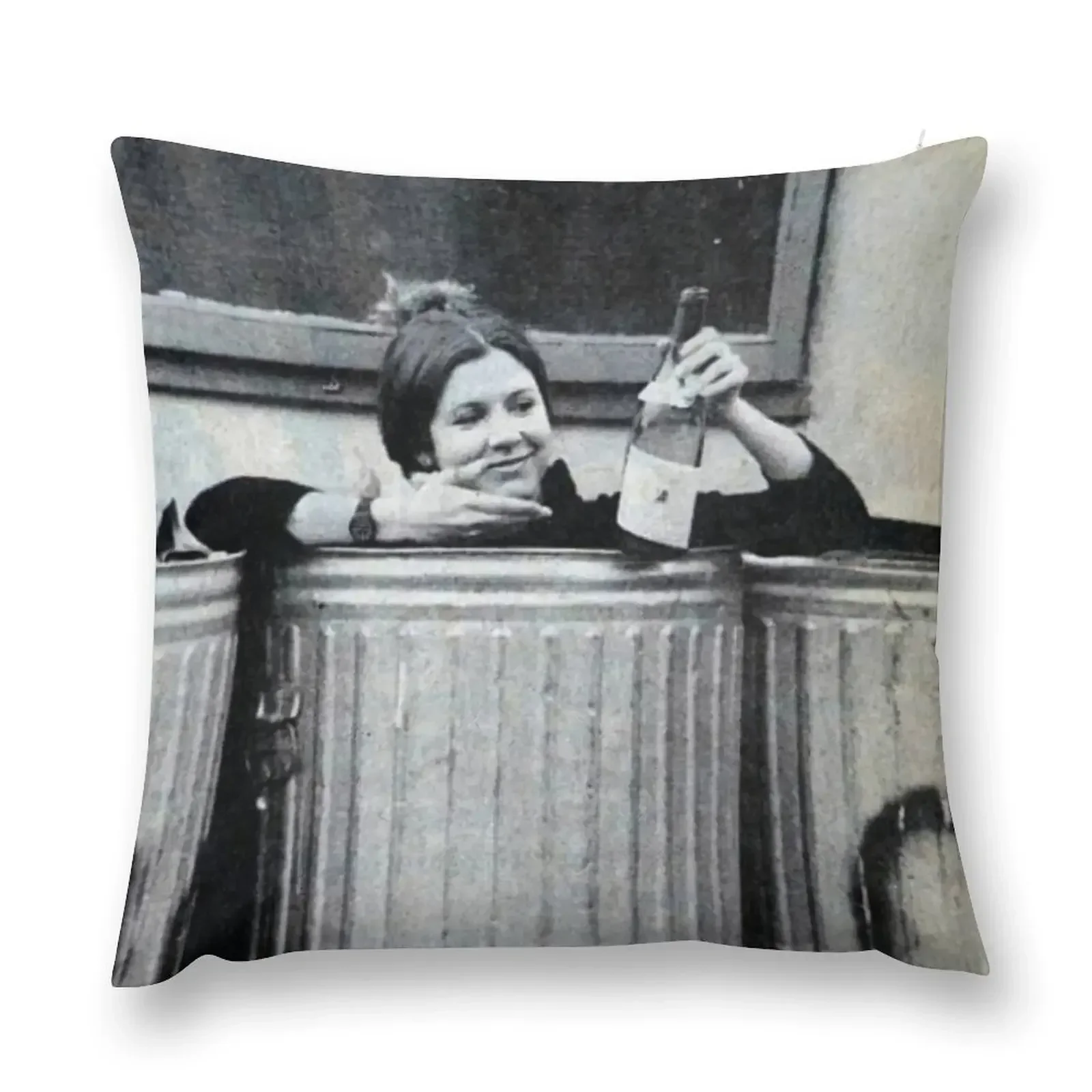 Carrie Fisher in a Trash Can Throw Pillow Pillowcases Cushion Covers Sofa pillow cover luxury pillow