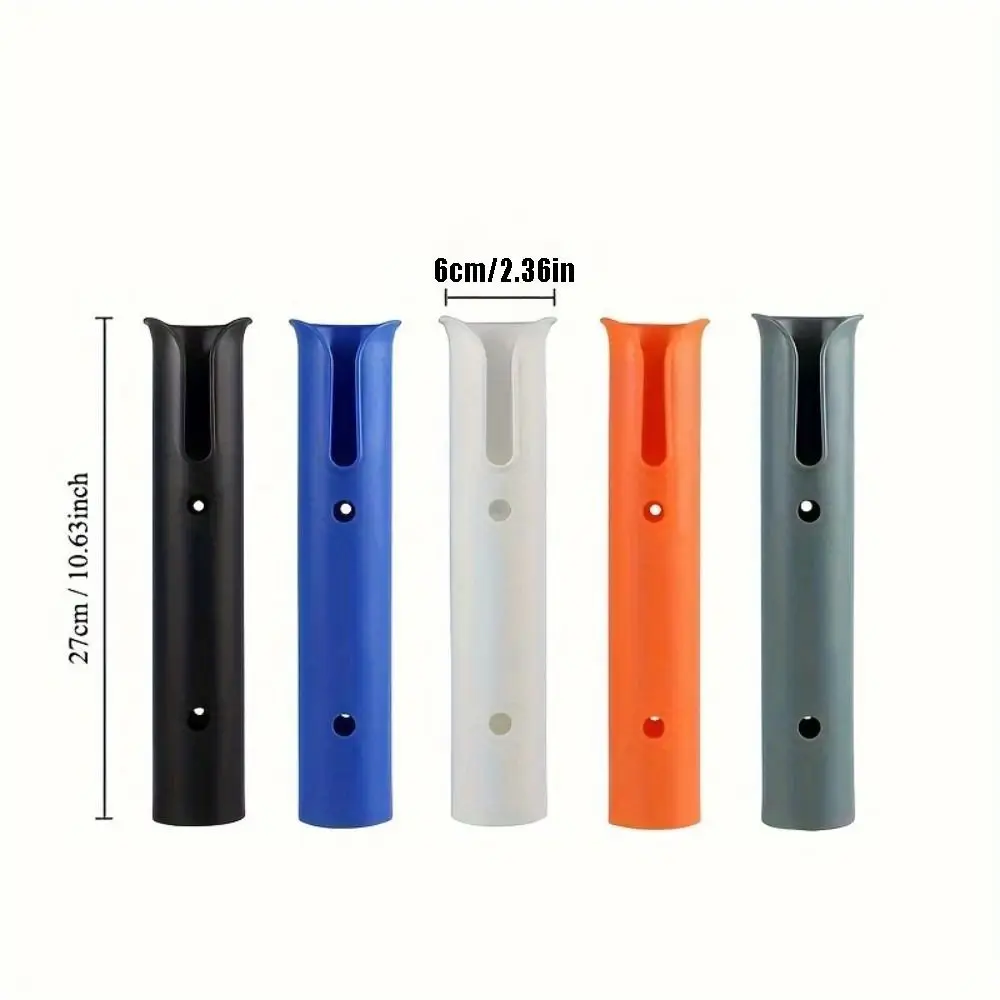 رف صنارة صيد السمك على الجانب خفيف الوزن ومتين حامل قصبة صيد خشبية محمول مع دعامة أنبوبية على شكل عمود لولبي في الهواء الطلق