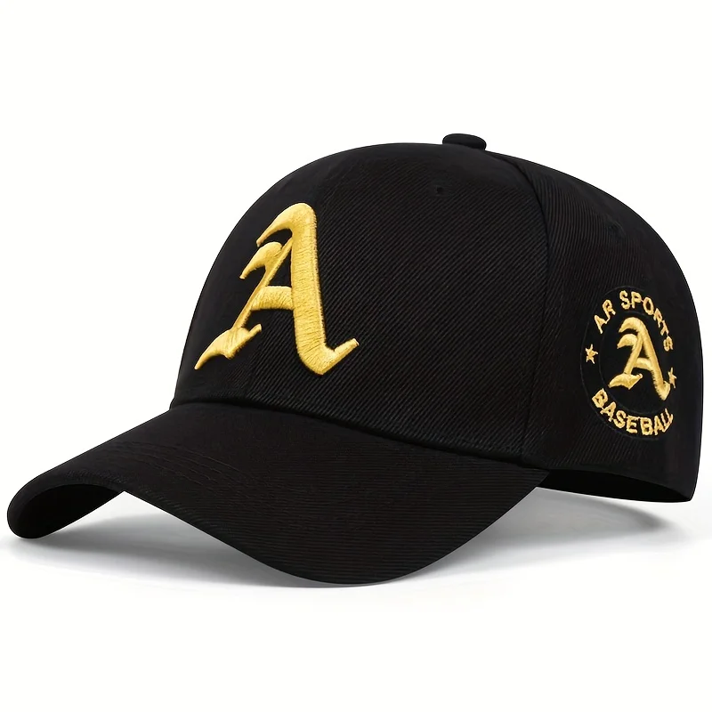 Gorra de béisbol con bordado de letras para hombre y mujer, gorro de camionero de algodón con cierre trasero, estilo Hip Hop, unisex