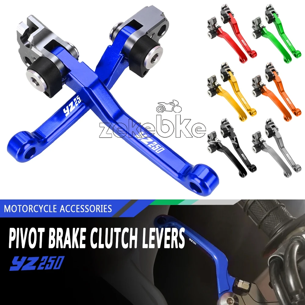 YZ 250 2008 2009 2010 2011 2012 2013-2019 Motorcycle Accessories Pivot Brake Clutch Levers Dirt Pit Bike Handle For YAMAHA YZ250