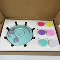 Caja verde con 6