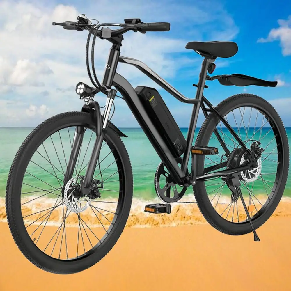 

26" 24" Electric Motorcycles Mountain Bike for Adults, 500W Motor 19 MPH Ebike with 374Wh/468Wh Removable Battery 21 Speed Gears