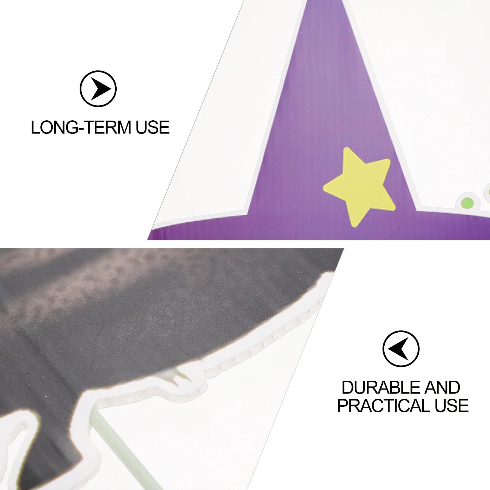 

1Pcs Halloween Witch Cartoon Yard Stake Multicolor Lawn Insert Party Decoration Outdoor Festive Sign Board Halloween Gift