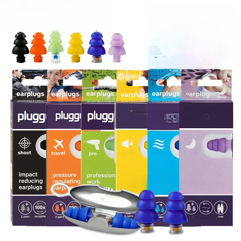 plerz-professional-noise-reduction-sleep-earplugs-waterproof-swimming-soundproof-earbuds-for-sleeping-and-studying