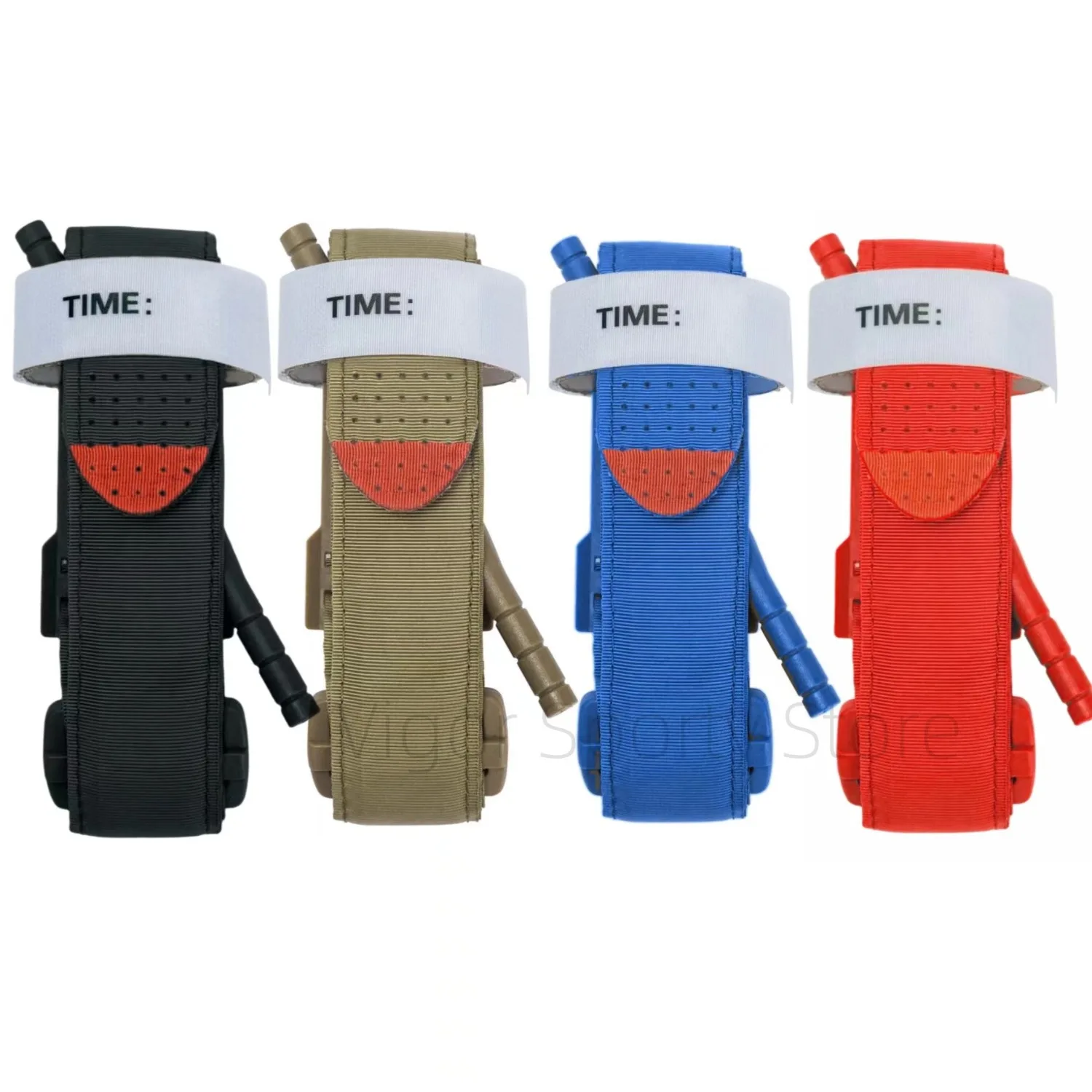 1PCS Blue/Red/Khaki/Black Tourniquet Tactical Outdoor Survival Combat Turnstile Rotating First Aid Medical Emergency