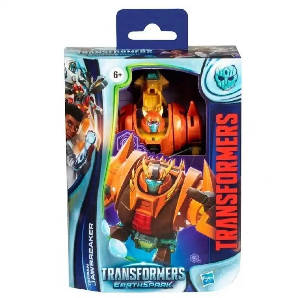 Classic Hasbro Transformers Earth Spark Enhanced Hard Candy Cartoon Anime Mobile Model Handmade Children's Gift Collectibles